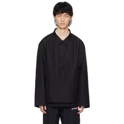 Black Atelier Spread Collar Jacket 241138M180021