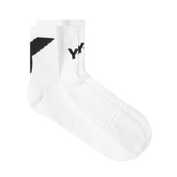 Y-3 Sock Lo White