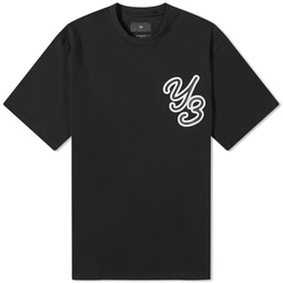 Y-3 Gfx Short Sleeve T-Shirt Black