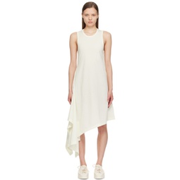 Off-White Asymmetrical Midi Dress 241138F054002