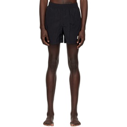 Black Bonded Swim Shorts 231138M208001