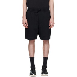 Black Loose-Fit Shorts 241138M193022