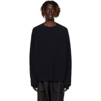 Black Relaxed-Fit Sweater 231138M201004