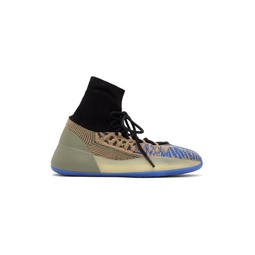 Multicolor Basketball Knit Sneakers 222712M236000