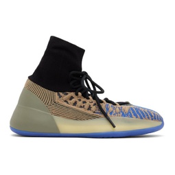 Multicolor Basketball Knit Sneakers 222712M236000