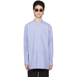 Blue Button Shirt 241204M192007