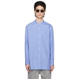 Blue Button Shirt 241204M192008