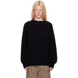 Black Suededhead Sweater 241161M201002