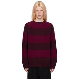 Burgundy Suededhead Sweater 241161M201000