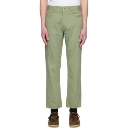 Green Tearaway Jeans 222161M191003