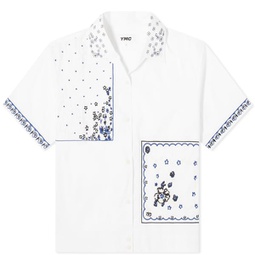 YMC Wanda Embroidered Shirt White