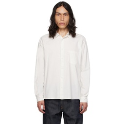 White Curtis Shirt 232161M192010