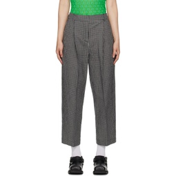 Black & Gray Market Trousers 241161F087012
