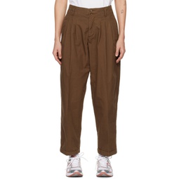 Brown Keaton Trousers 231161F087011
