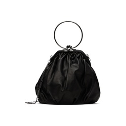 Black discord Clasp Drape Bag 232573F048001