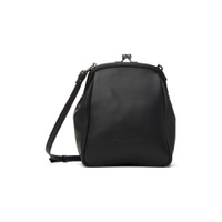 Black Clasp Shoulder Bag 221573F048023