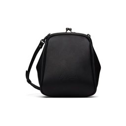 Black Drape Shoulder Bag 222573F048008