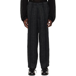Black Coin Pocket Trousers 241573M191016