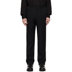 Black Creased Trousers 231573M191023