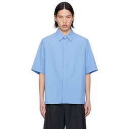 Blue Vented Shirt 241984M192002