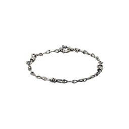 Silver Twist Chain Bracelet 241984M142000