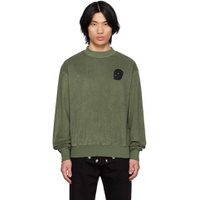 Green Patch Sweatshirt 231408M204000