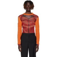 Orange Jean Paul Gaultier Edition Long Sleeve T-Shirt 231893M200000