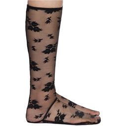 Black Lace Socks 222053F076002