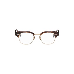 Tortoiseshell   Gold Oma Glasses 241076M134003