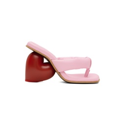 Pink   Red Love Mules 241844F125006