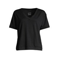 V-Neck French Terry T-Shirt