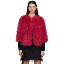 Pink Feather Jacket 222594F027031