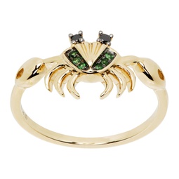 Gold Mini Crabe Ring 241590F011008