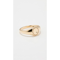 Baby Chevaliere Ovale Gold Ring