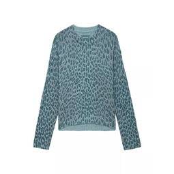 Markus Cashmere Leopard Sweater