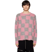 Pink   Gray Rudy Sweater 222637M201010