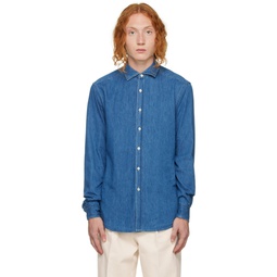 Blue Denim Shirt 222142M192002