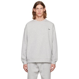 Gray Essential Sweatshirt 222142M204003