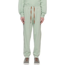Green Essential Lounge Pants 231142M190014