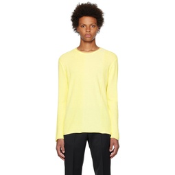 Yellow Lightweight Sweater 231142M201015