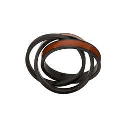 Brown   Black Infinity Ring 231142M147000