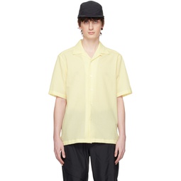Yellow Button Shirt 231142M192048