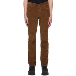 Brown Cashco City Trousers 222142M191018