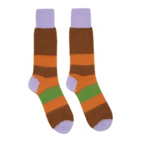 Multicolor Striped Socks 232140M220001