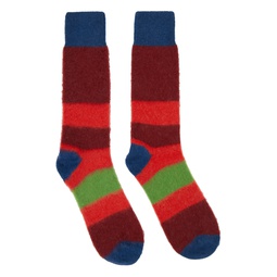 Multicolor Striped Socks 232140M220002