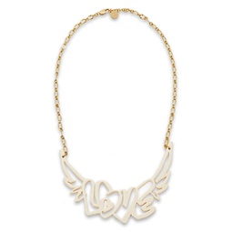 The Lovestruck gold-tone acetate necklace
