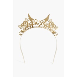 Gold-tone headband