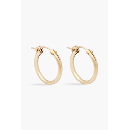 Gold-tone hoop earrings