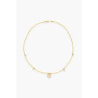 Gold-tone cord necklace