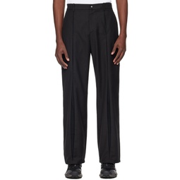 Black Bellow Trousers 241697M191005